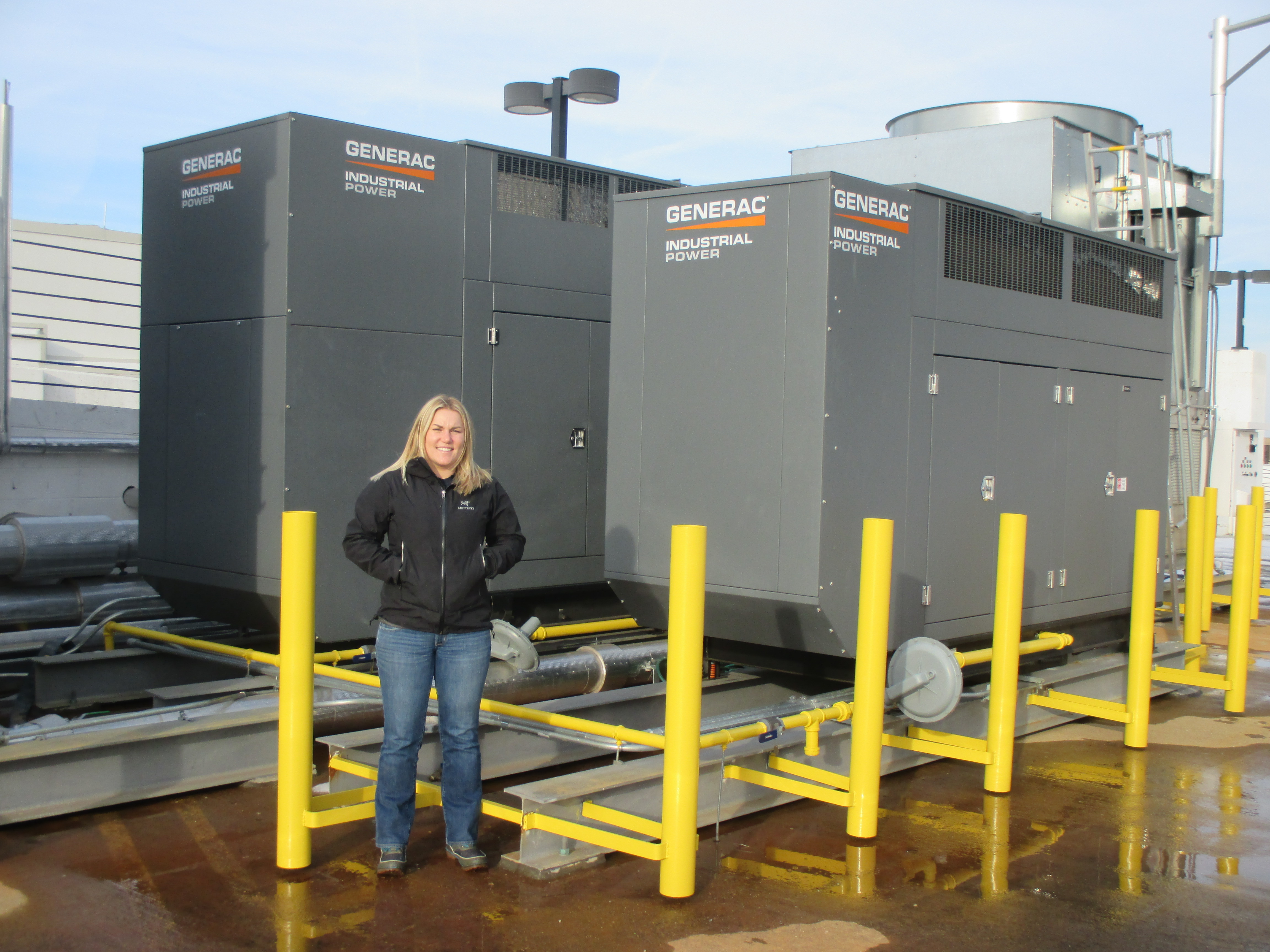 Library Gensets on Roof