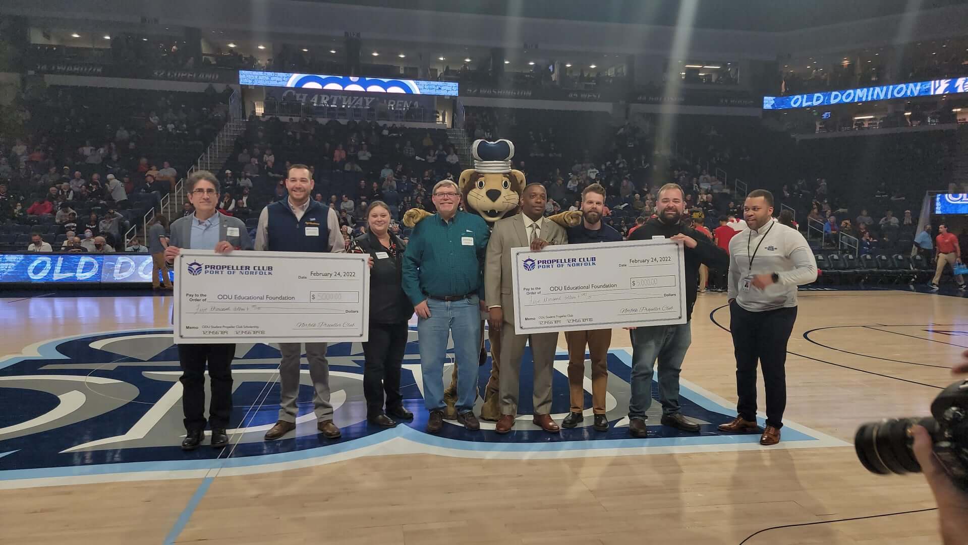 $10,000 Raised for the ODU Student Propeller Club!