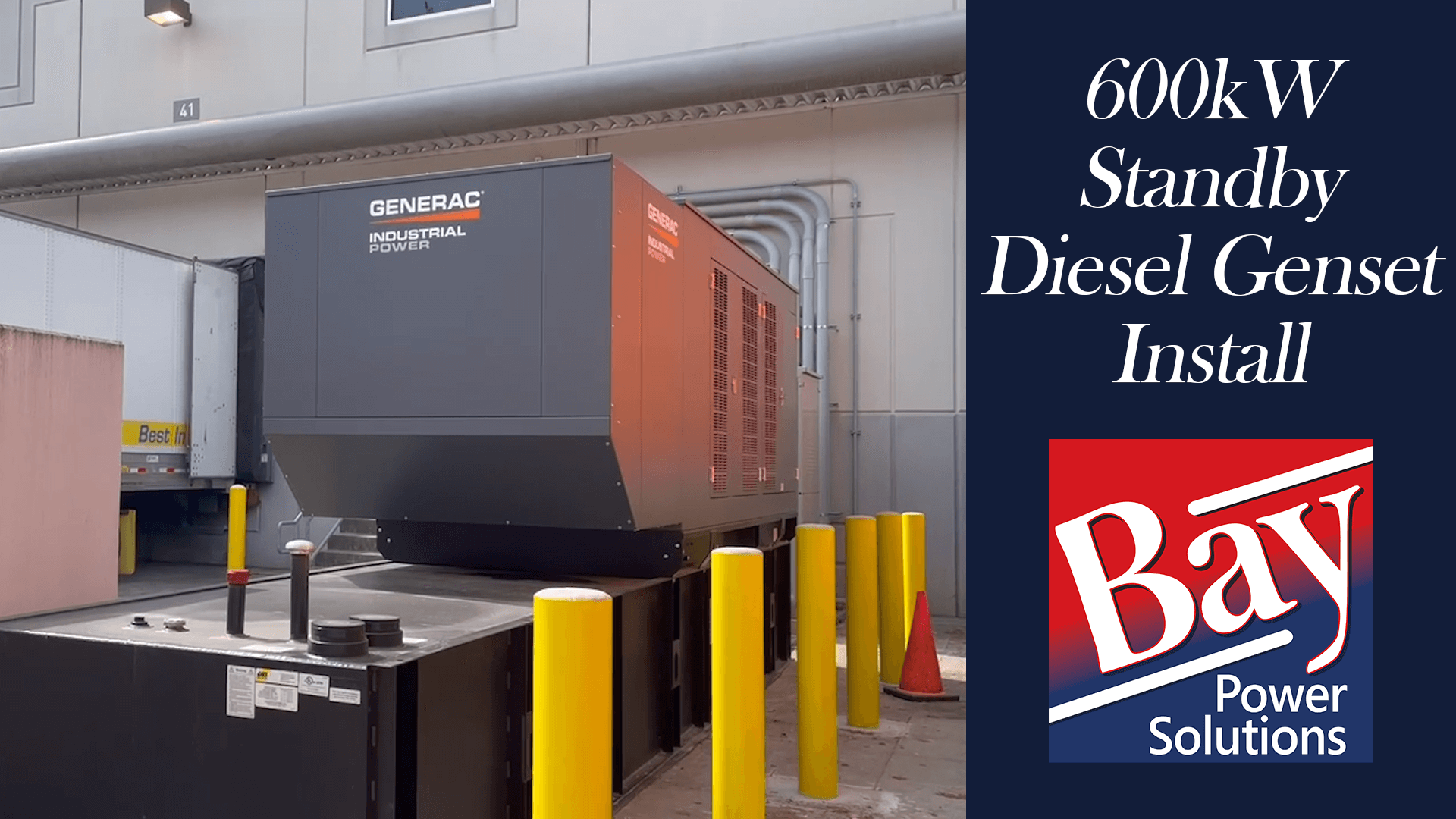 600kW Standby Diesel Generator Installation