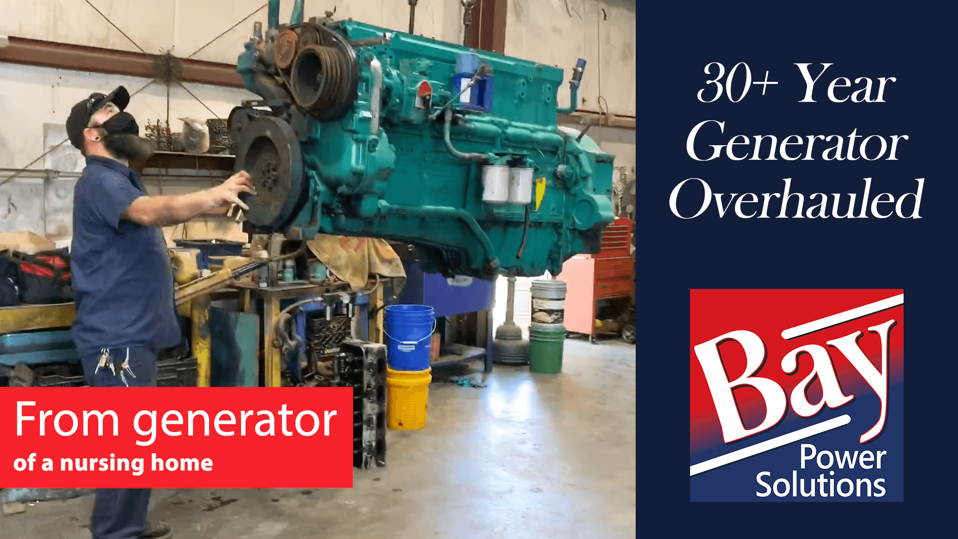 Service: 30+ Year Old Generator Overhauled